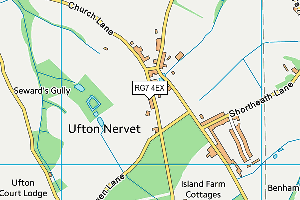 RG7 4EX map - OS VectorMap District (Ordnance Survey)