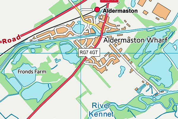 RG7 4GT map - OS VectorMap District (Ordnance Survey)