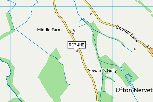 RG7 4HE map - OS VectorMap District (Ordnance Survey)