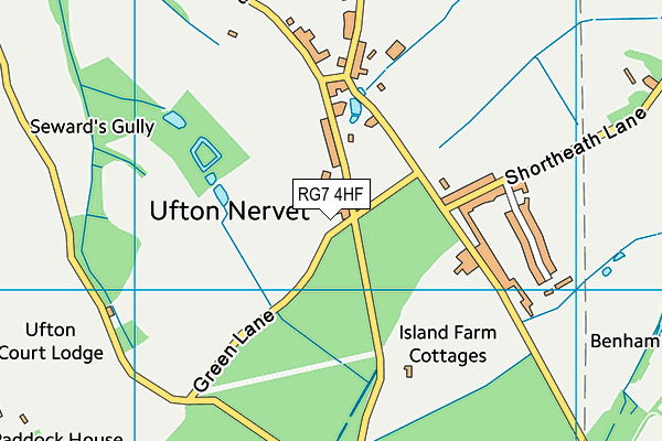 RG7 4HF map - OS VectorMap District (Ordnance Survey)