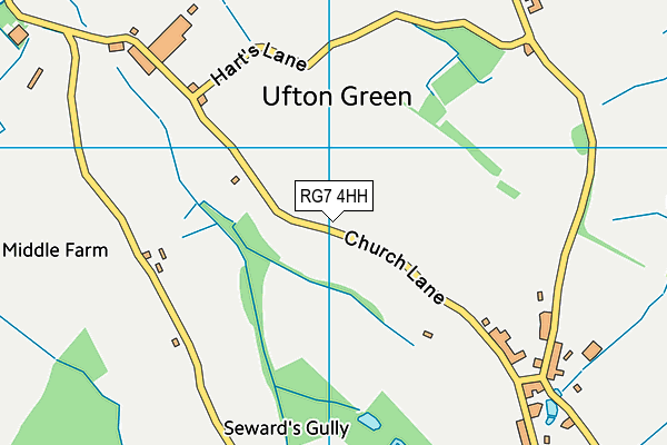 Sulhamstead and Ufton Nervet School map (RG7 4HH) - OS VectorMap District (Ordnance Survey)