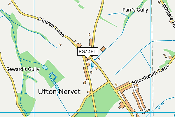 RG7 4HL map - OS VectorMap District (Ordnance Survey)