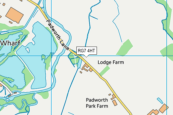 RG7 4HT map - OS VectorMap District (Ordnance Survey)