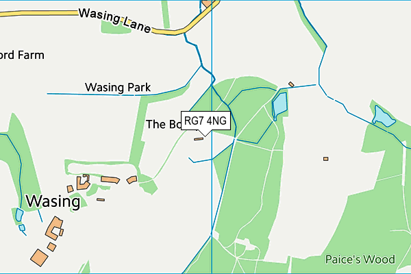 RG7 4NG map - OS VectorMap District (Ordnance Survey)