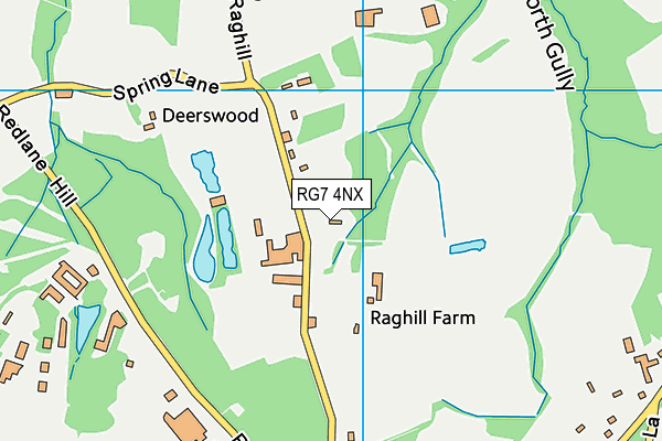 RG7 4NX map - OS VectorMap District (Ordnance Survey)