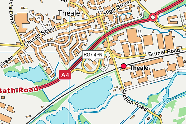 RG7 4PN map - OS VectorMap District (Ordnance Survey)