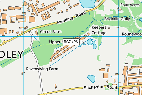 RG7 4PS map - OS VectorMap District (Ordnance Survey)