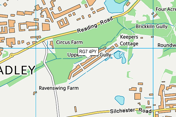 RG7 4PY map - OS VectorMap District (Ordnance Survey)
