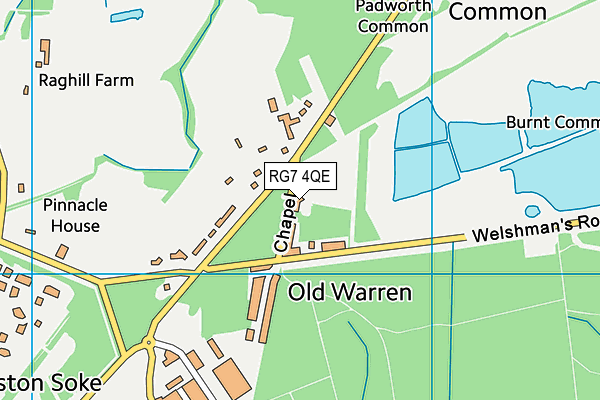 RG7 4QE map - OS VectorMap District (Ordnance Survey)