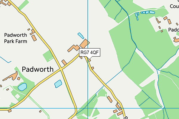 RG7 4QF map - OS VectorMap District (Ordnance Survey)