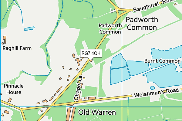 RG7 4QH map - OS VectorMap District (Ordnance Survey)