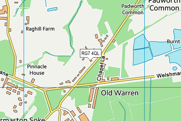 RG7 4QL map - OS VectorMap District (Ordnance Survey)