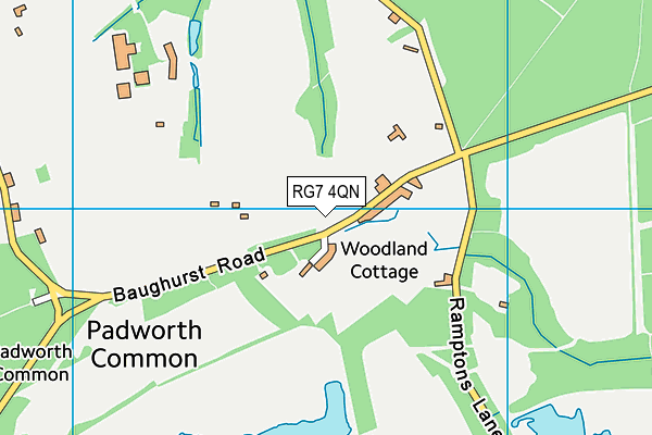 RG7 4QN map - OS VectorMap District (Ordnance Survey)