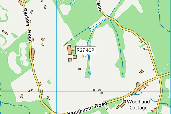 RG7 4QP map - OS VectorMap District (Ordnance Survey)