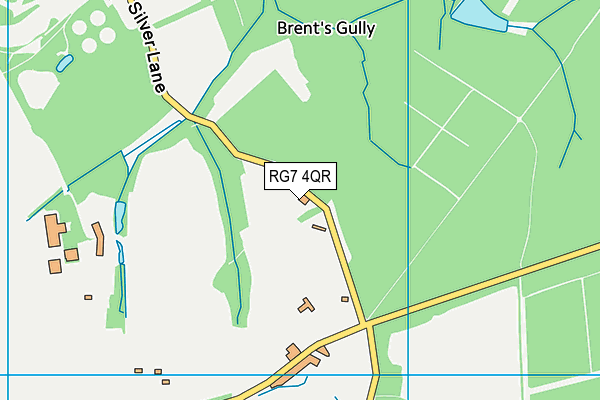 RG7 4QR map - OS VectorMap District (Ordnance Survey)