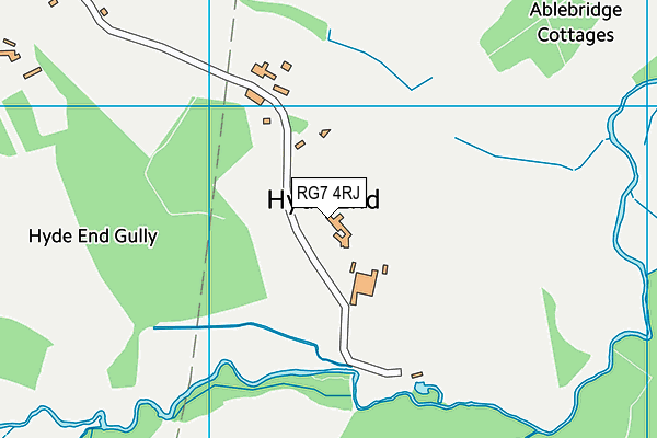 RG7 4RJ map - OS VectorMap District (Ordnance Survey)