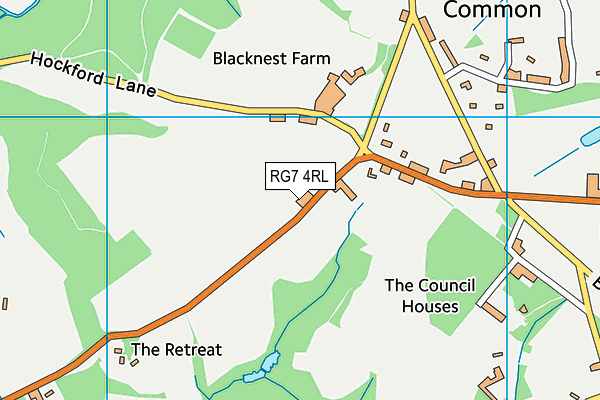 RG7 4RL map - OS VectorMap District (Ordnance Survey)