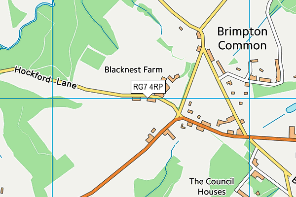 RG7 4RP map - OS VectorMap District (Ordnance Survey)