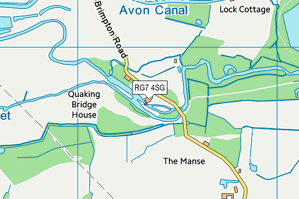 RG7 4SG map - OS VectorMap District (Ordnance Survey)