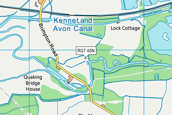 RG7 4SN map - OS VectorMap District (Ordnance Survey)