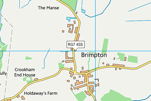 RG7 4SS map - OS VectorMap District (Ordnance Survey)