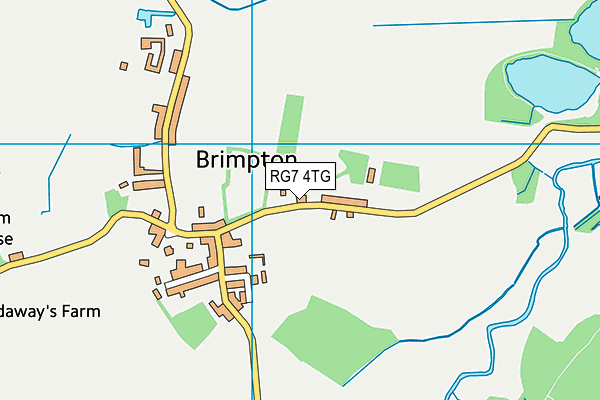 RG7 4TG map - OS VectorMap District (Ordnance Survey)