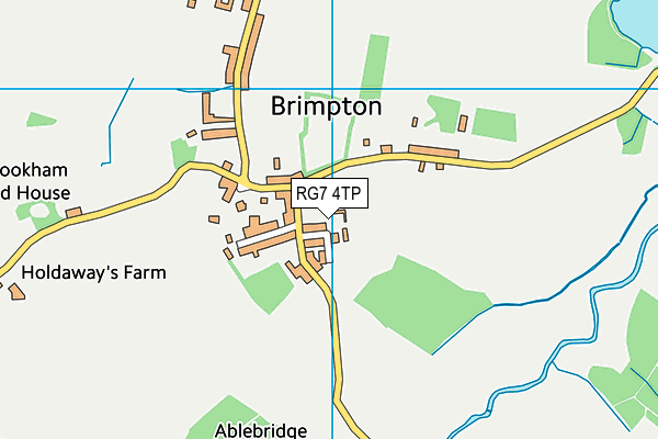 RG7 4TP map - OS VectorMap District (Ordnance Survey)