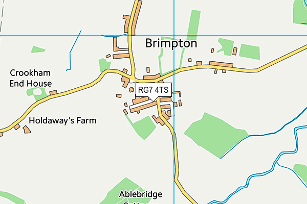 RG7 4TS map - OS VectorMap District (Ordnance Survey)