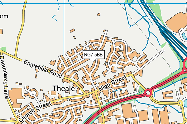 RG7 5BB map - OS VectorMap District (Ordnance Survey)