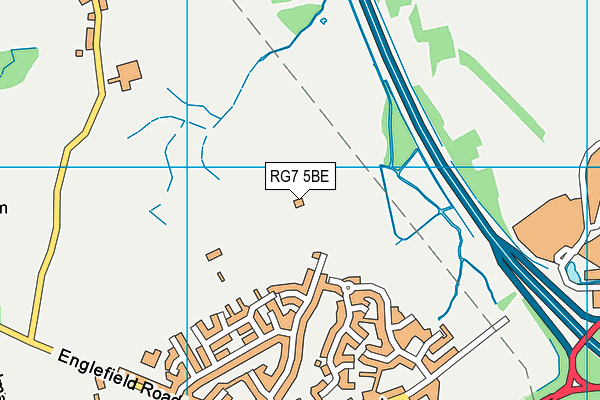 RG7 5BE map - OS VectorMap District (Ordnance Survey)