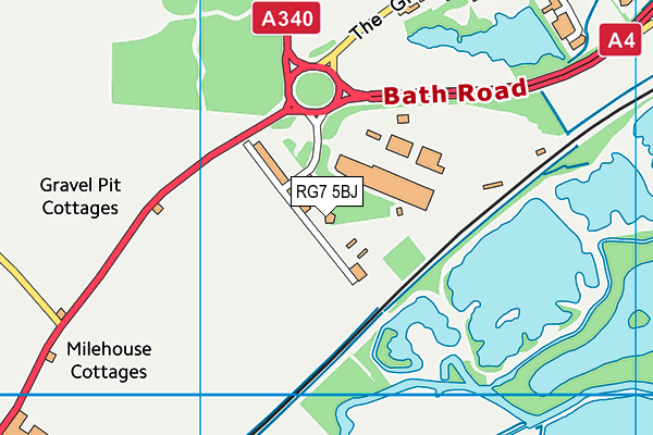 RG7 5BJ map - OS VectorMap District (Ordnance Survey)