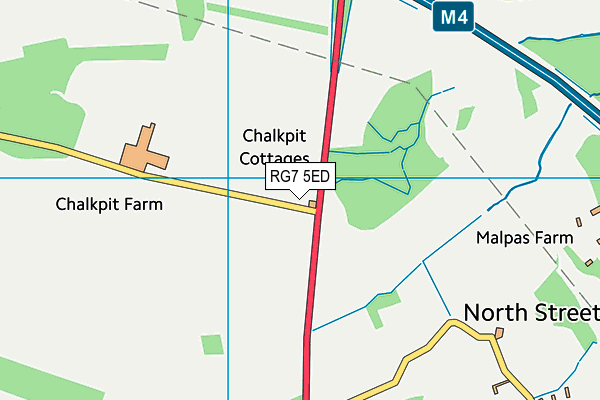 RG7 5ED map - OS VectorMap District (Ordnance Survey)