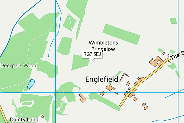 RG7 5EJ map - OS VectorMap District (Ordnance Survey)