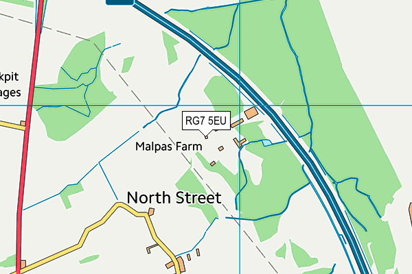 RG7 5EU map - OS VectorMap District (Ordnance Survey)