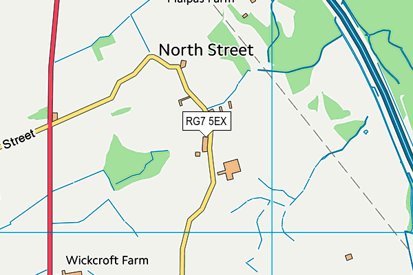 RG7 5EX map - OS VectorMap District (Ordnance Survey)