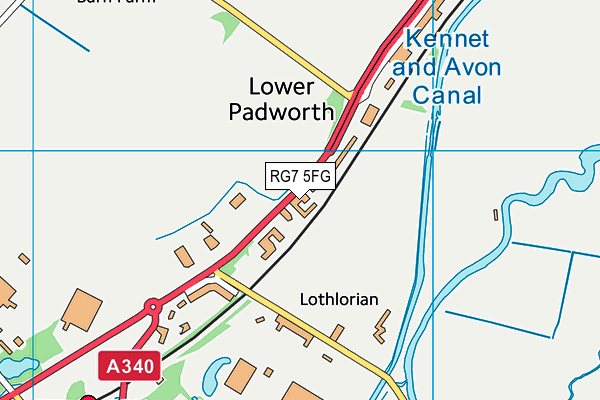 RG7 5FG map - OS VectorMap District (Ordnance Survey)