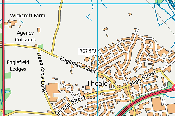 North Street Playing Field map (RG7 5FJ) - OS VectorMap District (Ordnance Survey)