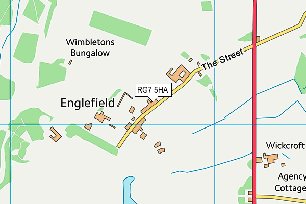 RG7 5HA map - OS VectorMap District (Ordnance Survey)