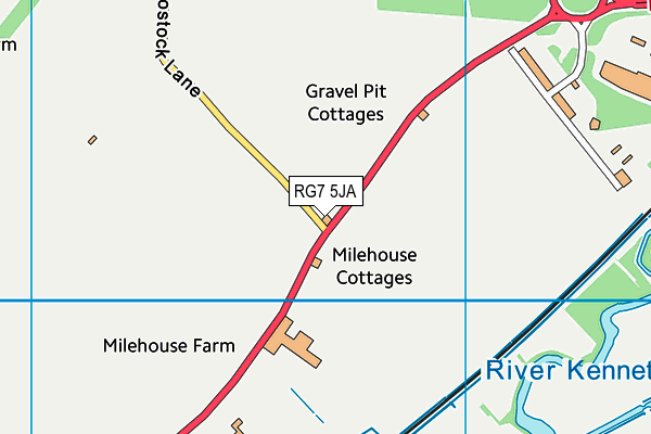 RG7 5JA map - OS VectorMap District (Ordnance Survey)