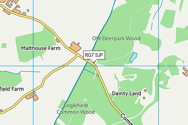 RG7 5JP map - OS VectorMap District (Ordnance Survey)