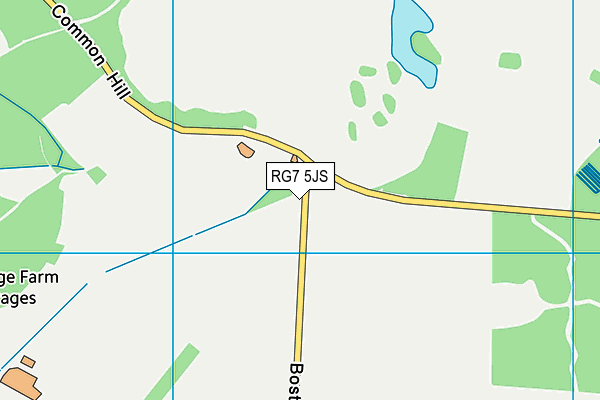 RG7 5JS map - OS VectorMap District (Ordnance Survey)