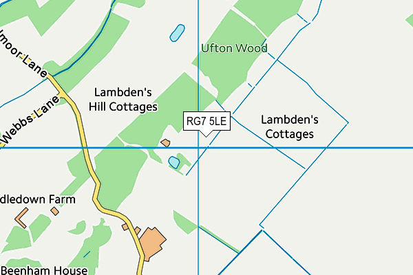 RG7 5LE map - OS VectorMap District (Ordnance Survey)