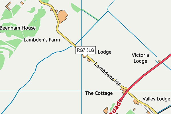 RG7 5LG map - OS VectorMap District (Ordnance Survey)