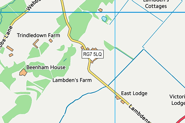 RG7 5LQ map - OS VectorMap District (Ordnance Survey)