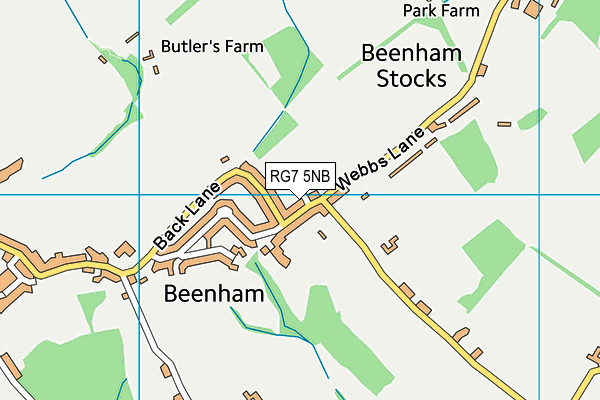 RG7 5NB map - OS VectorMap District (Ordnance Survey)