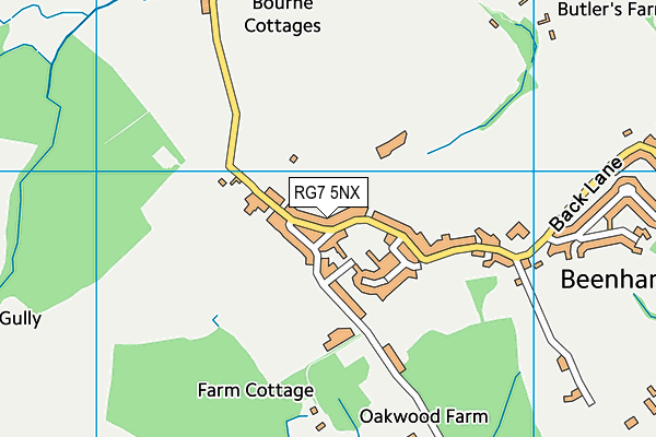 RG7 5NX map - OS VectorMap District (Ordnance Survey)