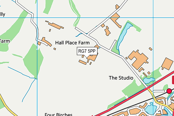 RG7 5PP map - OS VectorMap District (Ordnance Survey)