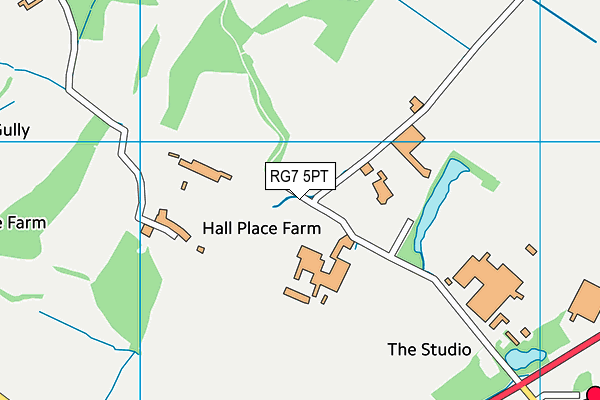RG7 5PT map - OS VectorMap District (Ordnance Survey)