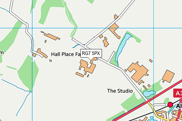 RG7 5PX map - OS VectorMap District (Ordnance Survey)