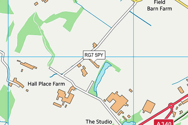 RG7 5PY map - OS VectorMap District (Ordnance Survey)